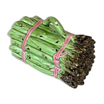 Saucière en barbotine asperges