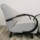 Restored armchairs by Jindrich Halabala