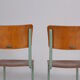 Lot de 2 chaises de bureau style Bauhaus