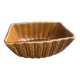 Plat barbotine en céramique émaillée rectangulaires pour sauce a asperges, motifs asperges