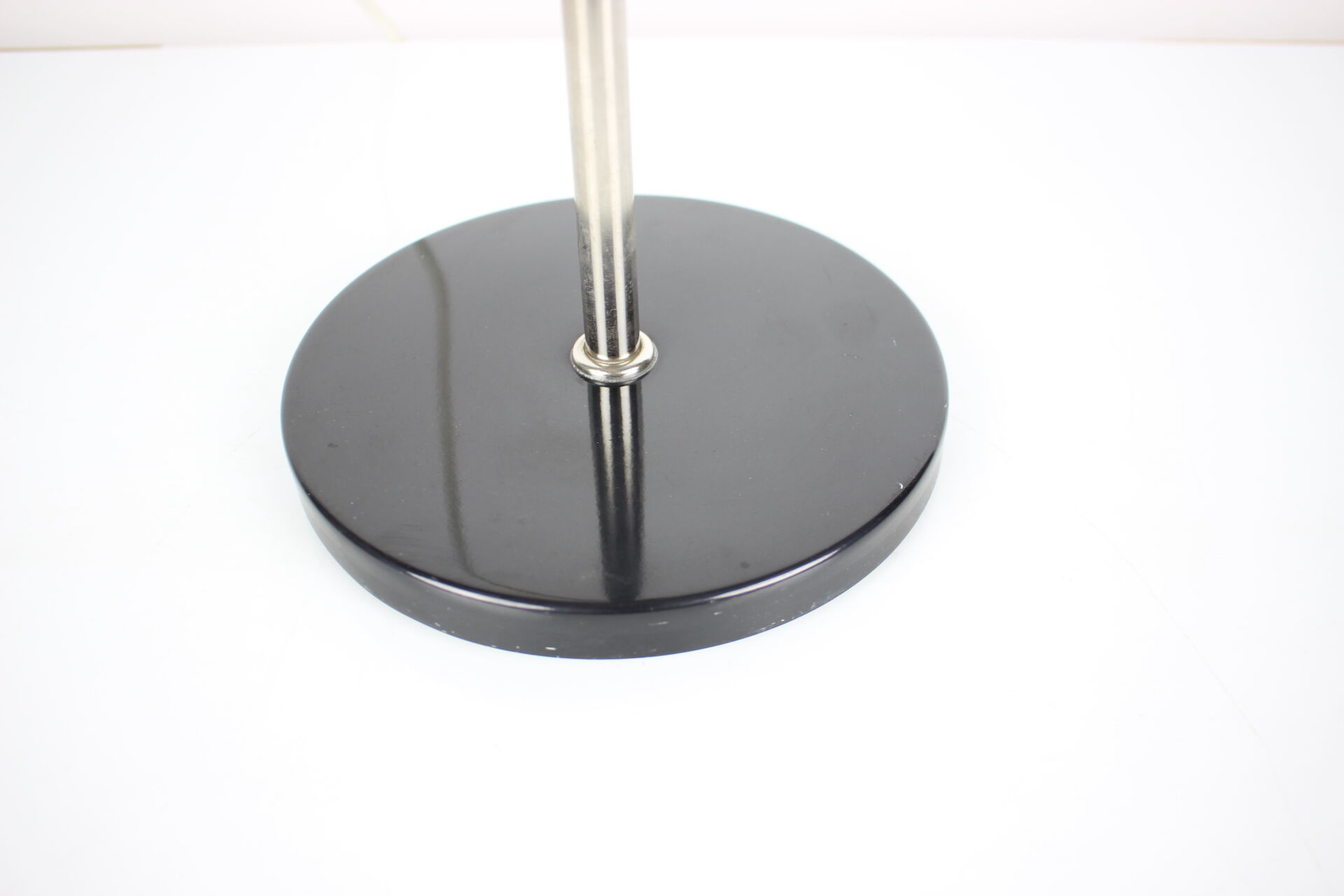 Mid-century black table lamp, 1970's.