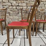 Set of 4 1960 chairs in the Baumann style