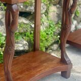 Pair of Empire style mahogany consoles, 20th century