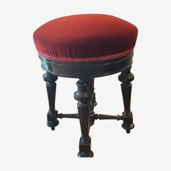 Tabouret de piano Napoléon III