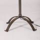 Floor lamp Rooster in beaten iron, 1950s, France
