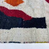 Handmade pure wool rug, size 140 x 260 cm.