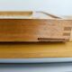 Reversible vintage wooden game board