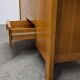 Solid elm sideboard, Maison Regain, France, circa 1970