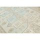 One of a kind Vintage Beige Large Area Rug. Handmade Turkish Carpet
