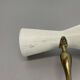 brass and metal diabolo stilnovo style theatre wall light, italy 1950s
