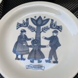Set of five royal sphinx dessert plates Maastricht 1960s