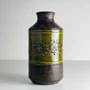 Vintage ceramic vase by Aldo Londi for Bitossi, Italy, 1970s.