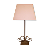 Show lamp/burau to lay in wrought iron - 70s