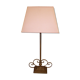 Lampe de salon/burau à poser en fer forgé années 70