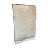 White linen tablecloth