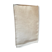 White linen tablecloth
