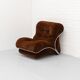 Italian Corolla Lounge Chair by I.P.E 1970s