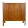 Slim teak cabinet swedish midcentury 1960s