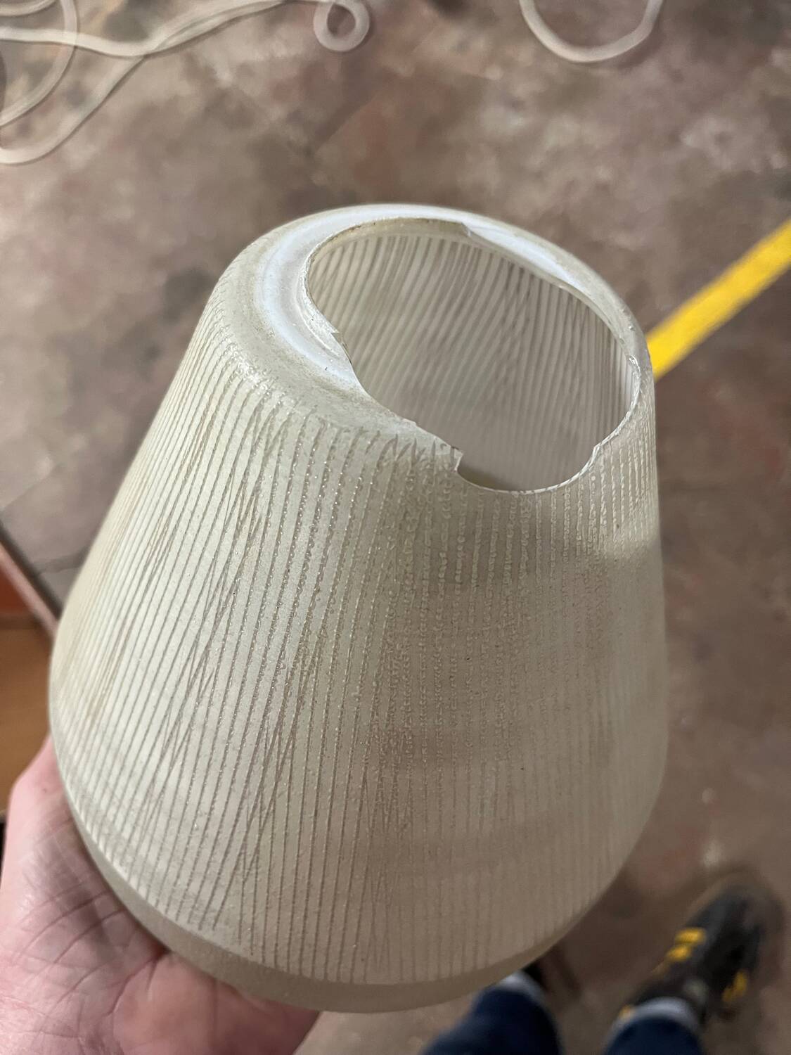 Vintage Scandinavian suspension from around 1960.