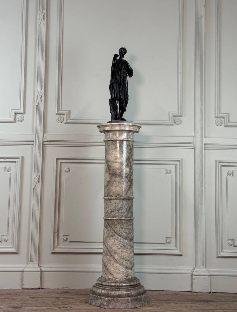 Alabaster column, around 1880