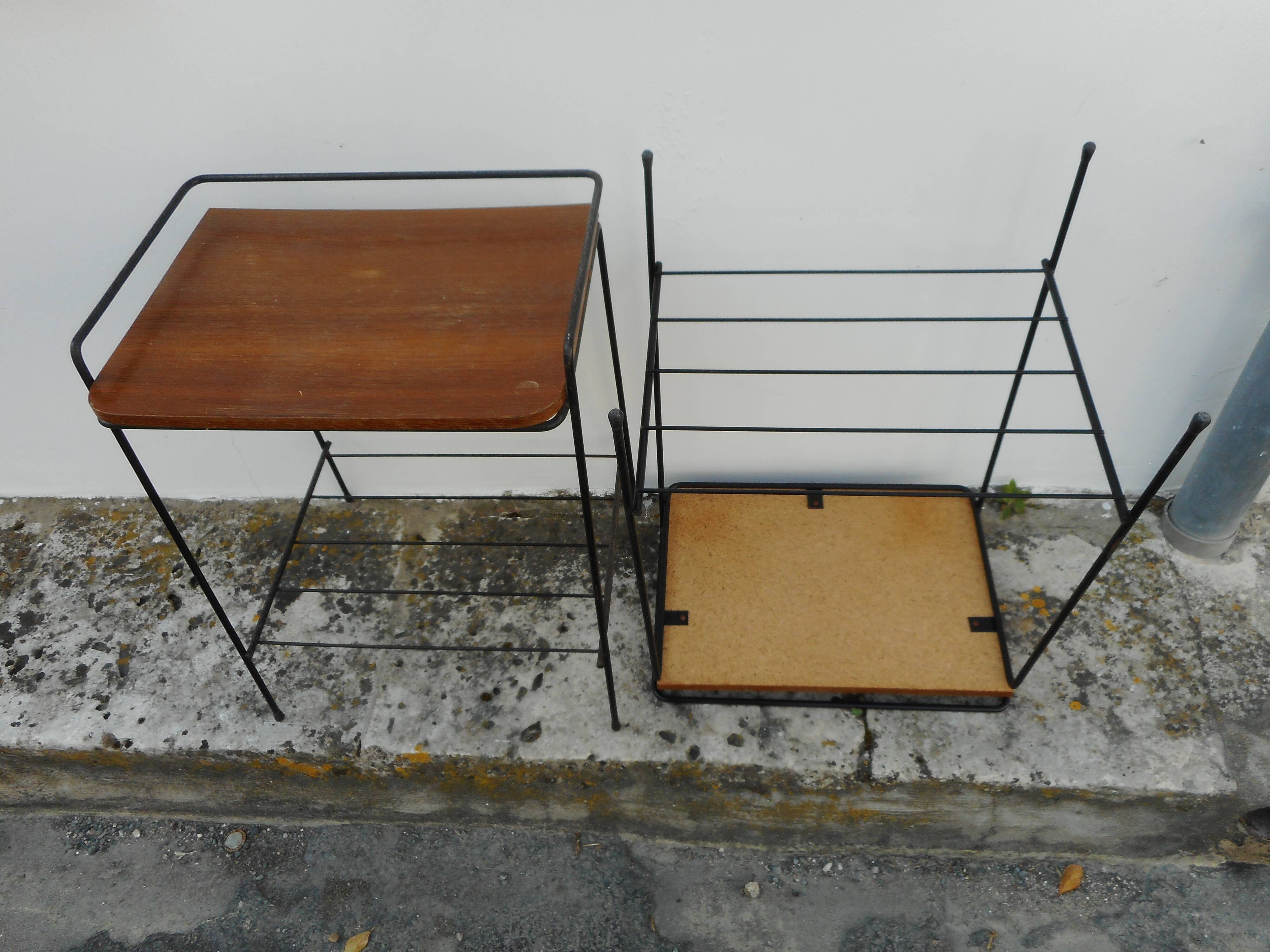 Pair of vintage bedside tables