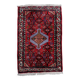 1960s Handmade Wool Rug with Red Medallion, 63 × 91 cm - 1C1289