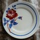 6 assiettes plates anciennes dépareillées