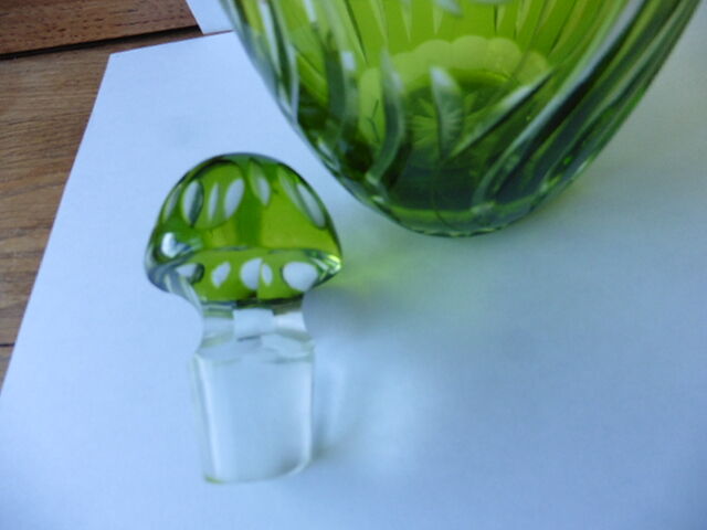 Napoleon III crystal carafe