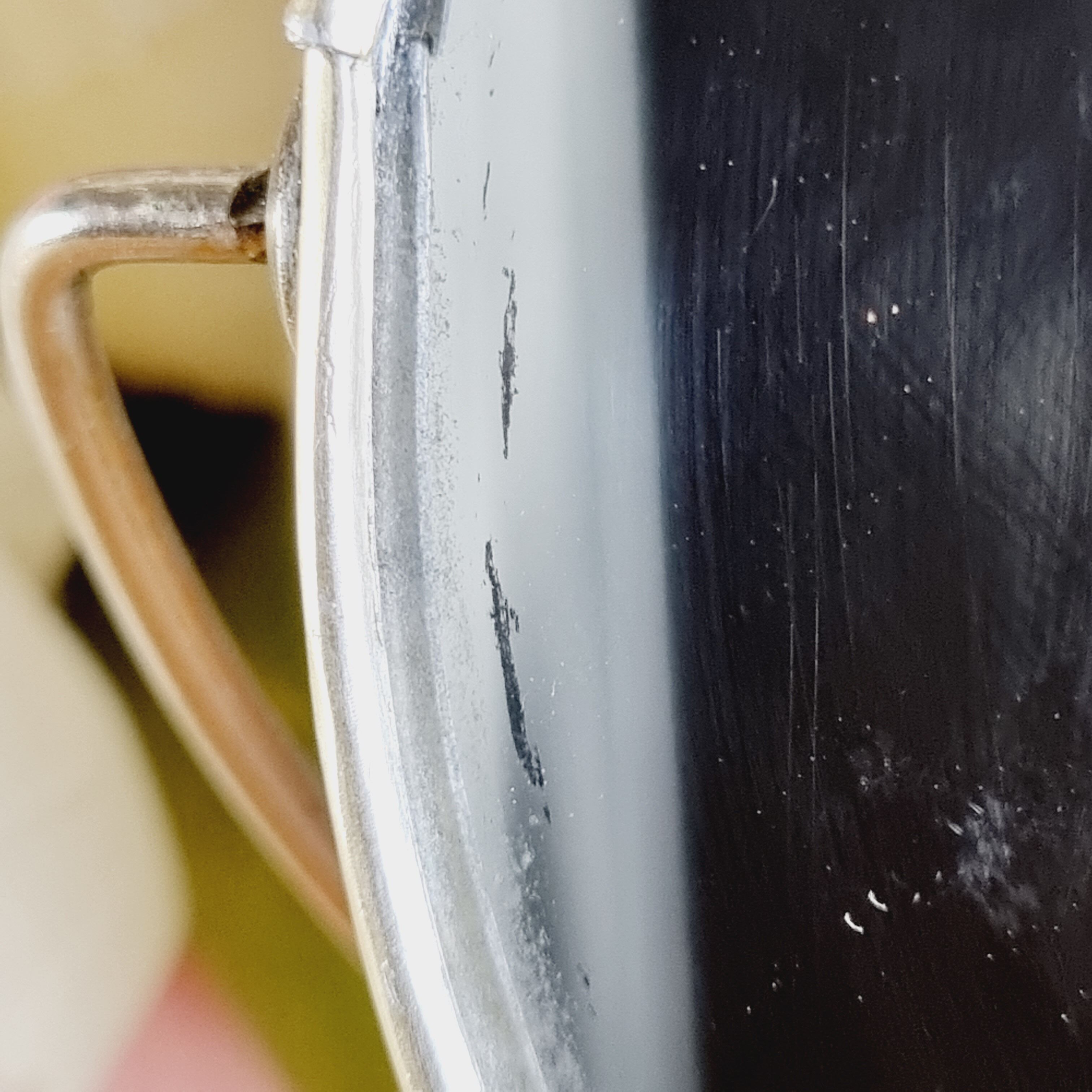 Small mirror psyche bi-face shepherdess of France