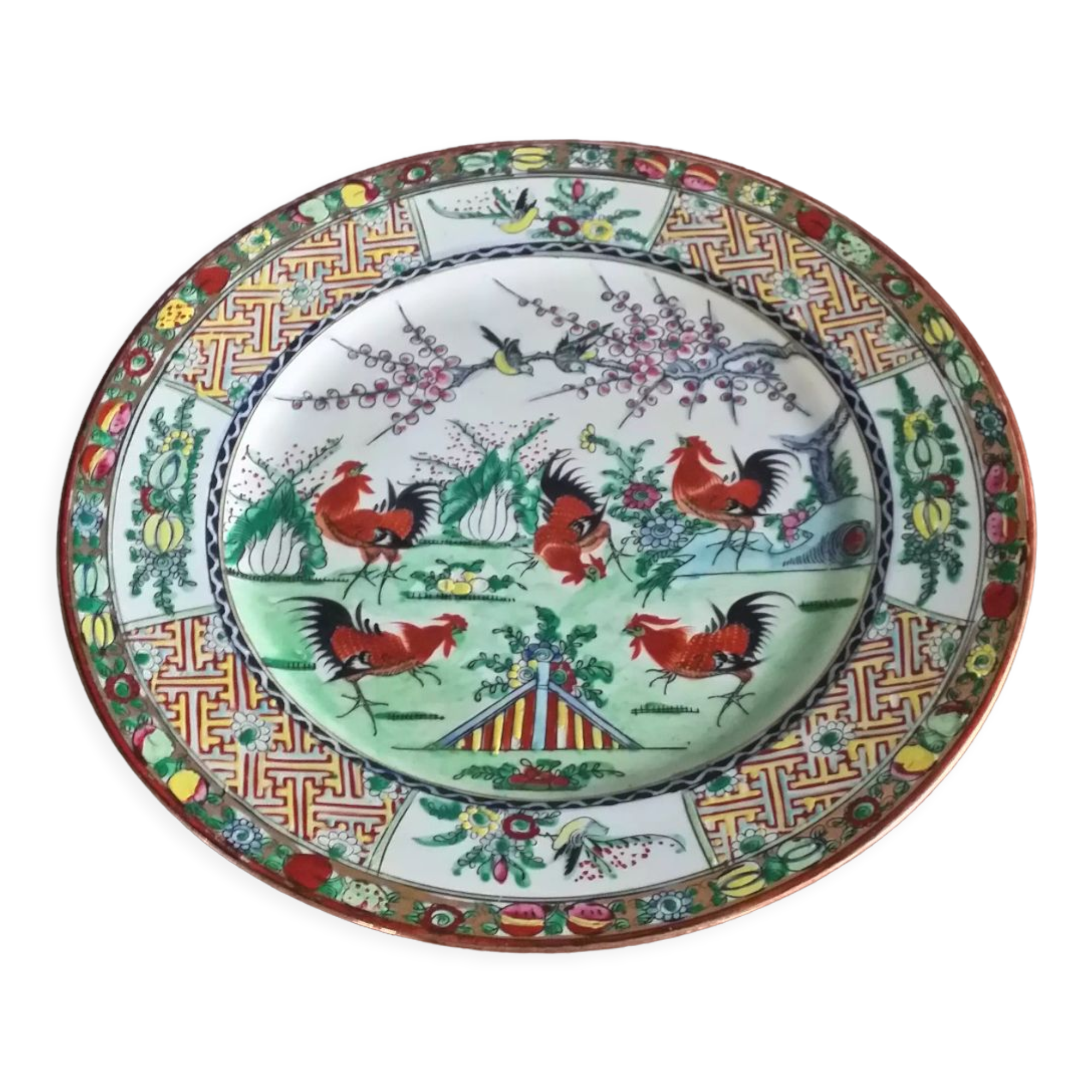 Chinese plate signed