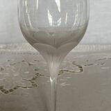 Set of 4 vintage Sèvres Primavera crystal stemware