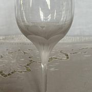 Set of 4 vintage Sèvres Primavera crystal stemware