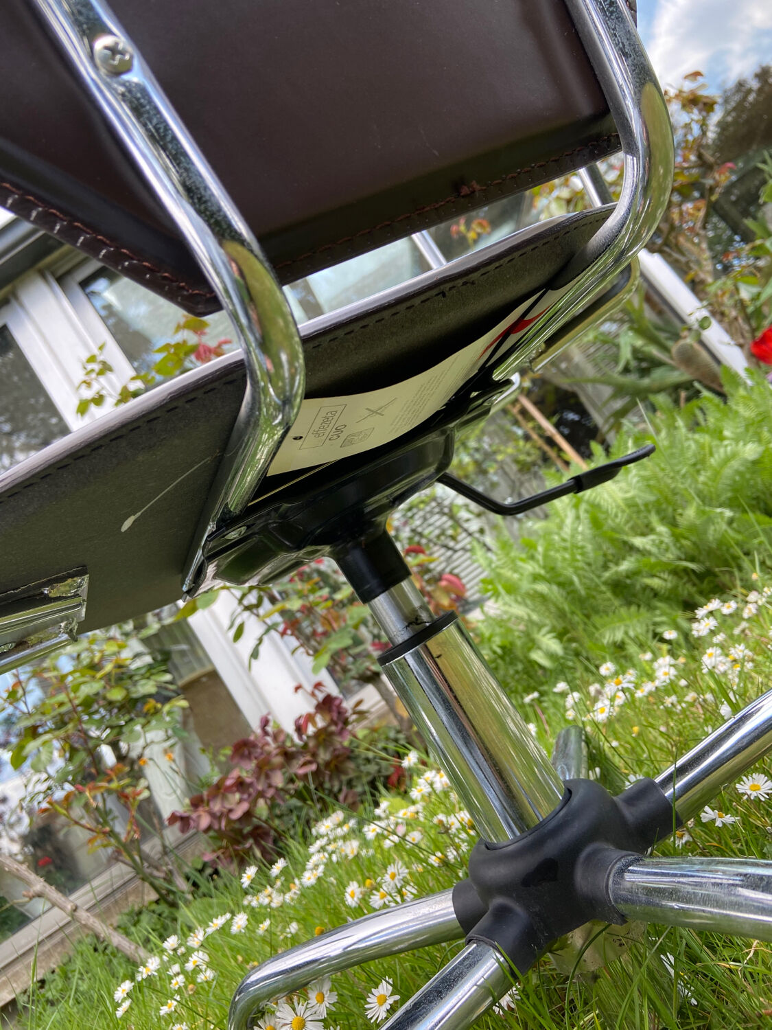 Italian design chairs Effezeta leather