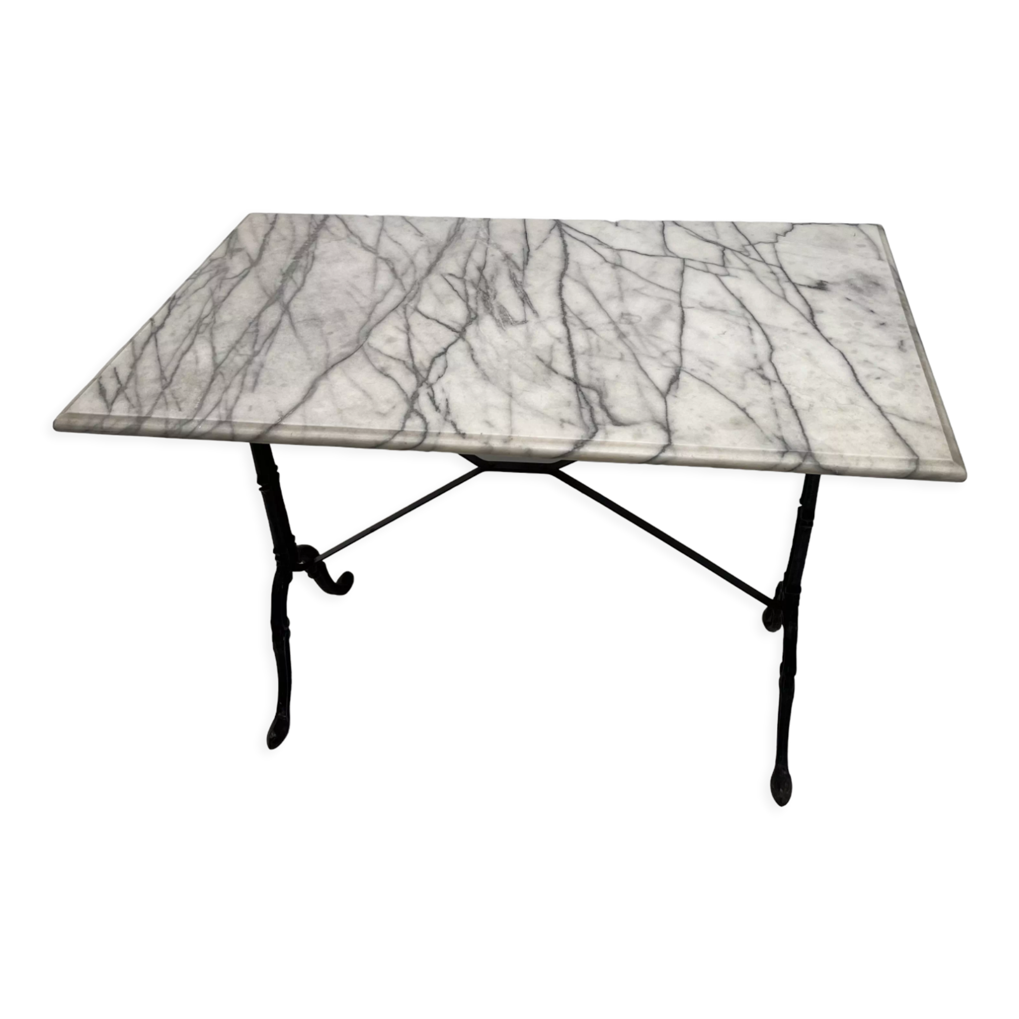 Table bistrot marbre du début du XXe siècle
