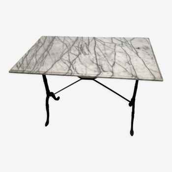 Marble bistro table from the early XXth century
