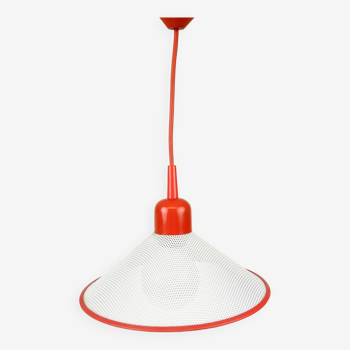 Lampe à suspension vintage italienne postmoderne des années 80