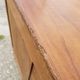 Louis XV style crossbow chest of drawers 3 drawers in walnut