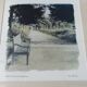 two framed photographs Giverny Alan Blaustein