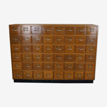 Apothecary furniture oak storage furniture Germany circa 1950