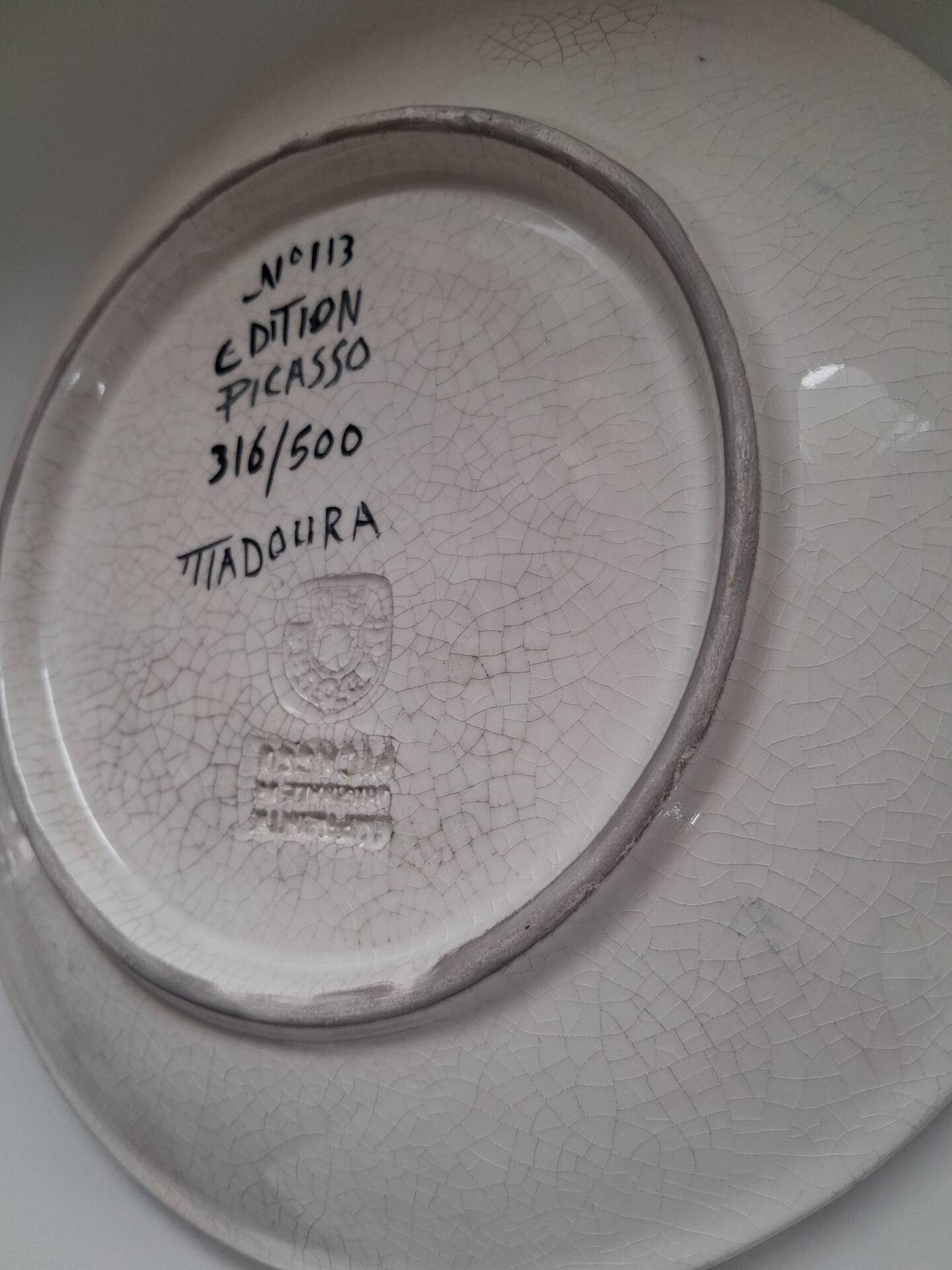 Picasso Madoura plate