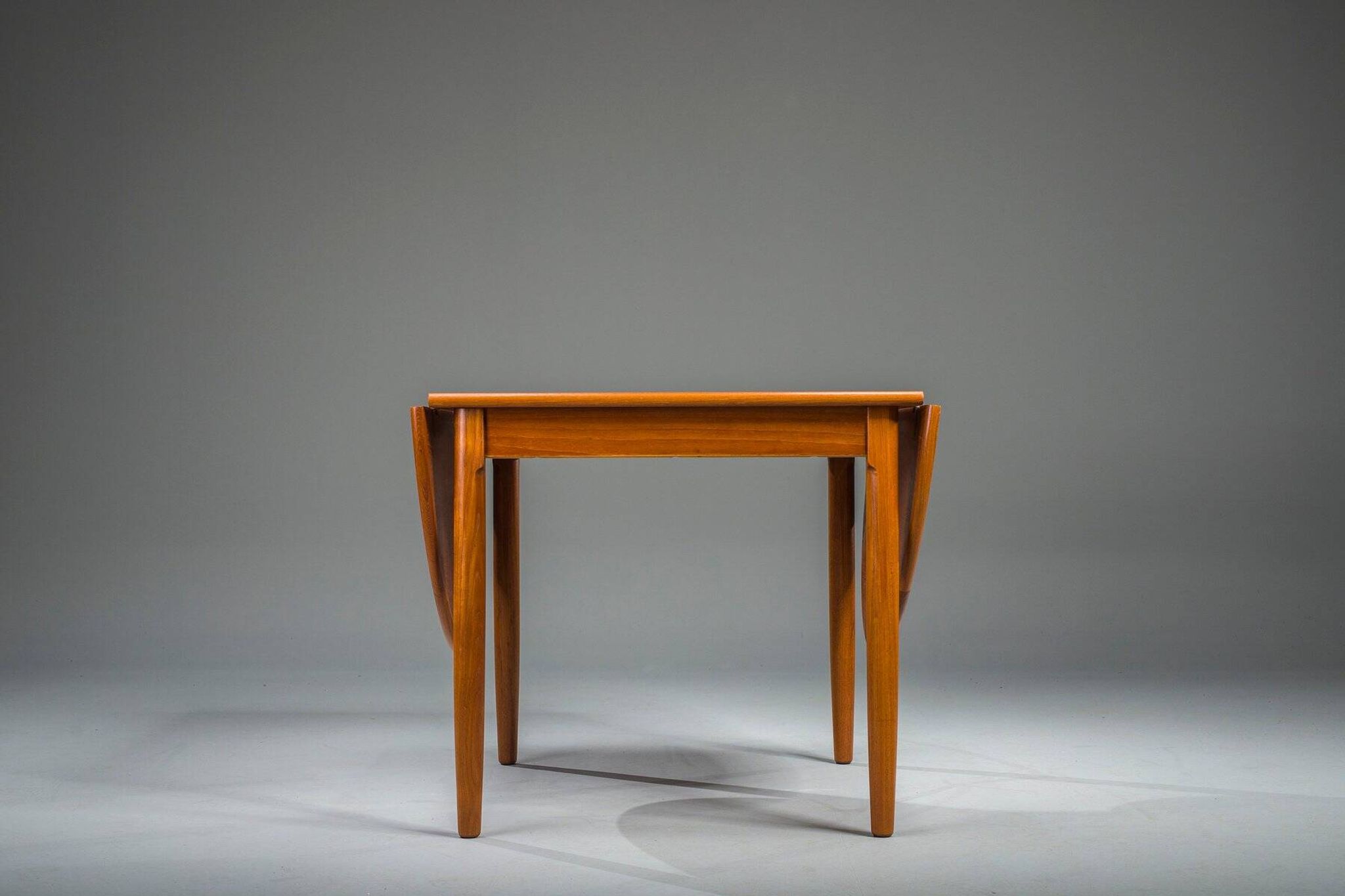 Table pliante danoise en teck moderne du milieu du siècle, années 1960