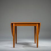 Table pliante danoise en teck moderne du milieu du siècle, années 1960