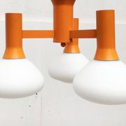 Orange Vintage Space Age Pendant Lamp