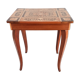 Music box table, jewelry box, inlaid wood, side table, bedside, vintage (2)