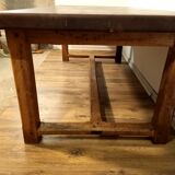 Vintage solid oak farmhouse table