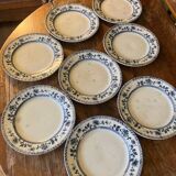 Set of 8 old English plates