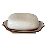 Vintage West Germany Steinzeug Butter Dish | Mid-Century Ceramic | 1970s