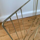 Golden magazine holder