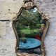Vintage gold mirror
