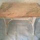 Table bistrot en marbre
